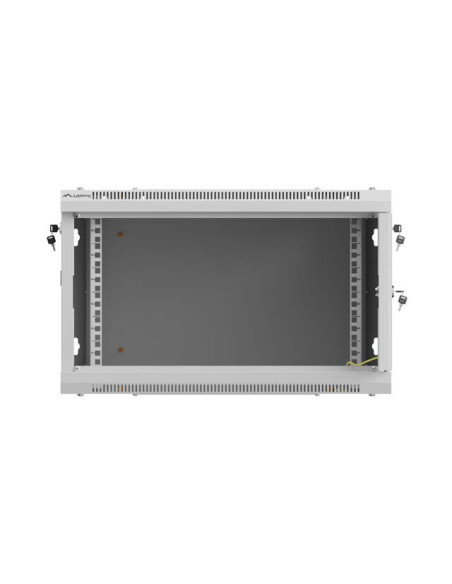 LANBERG NÁSTENNÁ INŠTALAČNÁ SKRIŇA 19" 6U 600X600 ŠEDÉ PERFOROVANÉ DVERE (PLOCHÉ BALENIE)