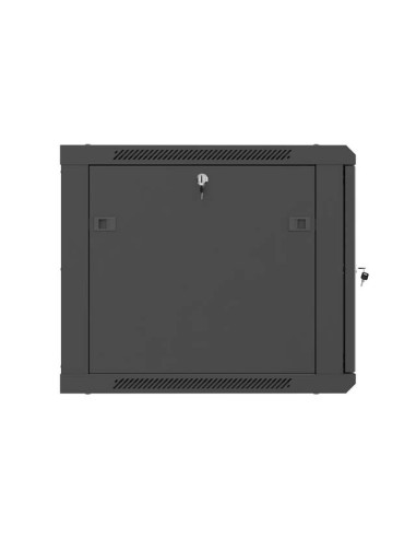 LANBERG NÁSTENNÁ INŠTALAČNÁ SKRIŇA 19" 9U 600X600 ČIERNE PERFOROVANÉ DVERE (PLOCHÉ BALENIE)