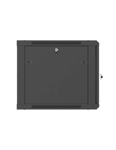 LANBERG NÁSTENNÁ INŠTALAČNÁ SKRIŇA 19" 9U 600X600 ČIERNE PERFOROVANÉ DVERE (PLOCHÉ BALENIE)