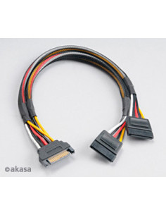 SATA napájacia rozdvojka Sata(M) na 2xSata(F) 30 cm