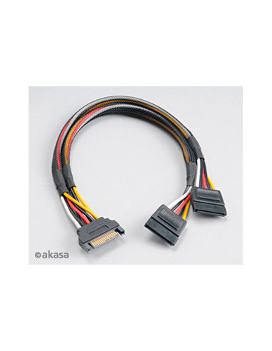SATA napájacia rozdvojka Sata(M) na 2xSata(F) 30 cm