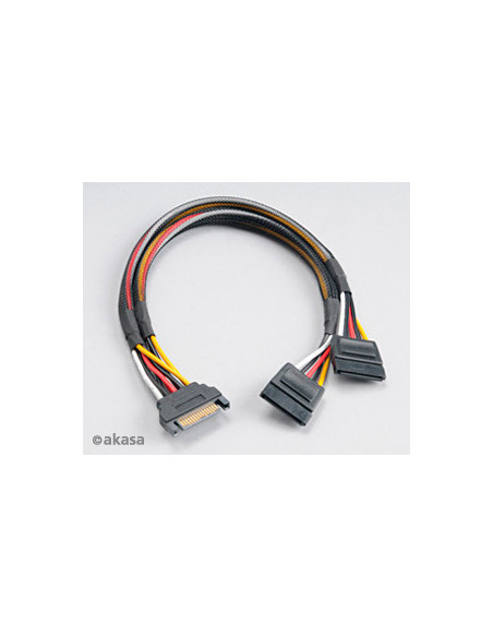 SATA napájacia rozdvojka Sata(M) na 2xSata(F) 30 cm