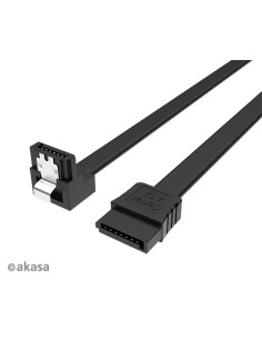 AKASA - Proslim SATA kábel 90 ° - 100 cm