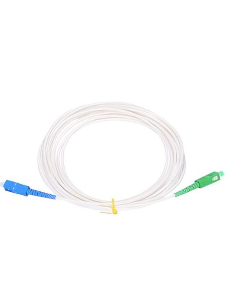 SC/APC - SC/UPC simplex 5m arm.biely 3mm B3 LSZH
