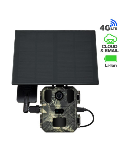 EVOLVEO StrongVision LTE MINI, 4G fotopasca, Cloud/Email prenos, solárne napájanie, výmenné Li-Ion 186