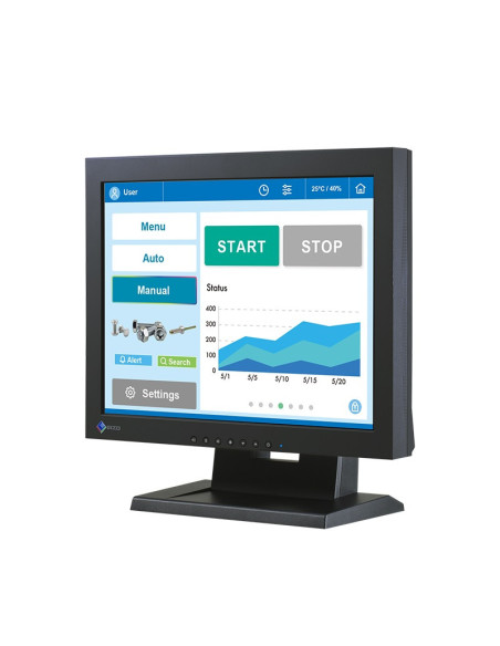 15" LED EIZO FDX1502T-A: FN.1024x768, dotyk, DP, DVI
