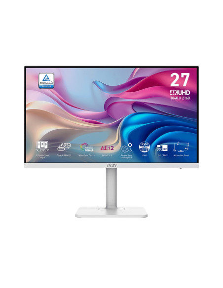 MSI Modern/MD272UPHW/27"/IPS/4K UHD/60Hz/4ms/White/3R