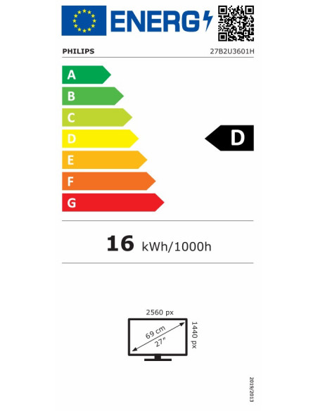 Philips/27B2U3601H/27"/IPS/QHD/120Hz/4ms/Čierna/5R