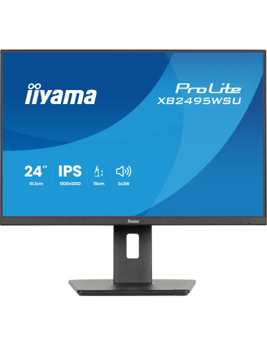 iiyama ProLite/XB2495WSU-B1/24,1"/IPS/1900x1200/100Hz/4ms/Čierna/3R
