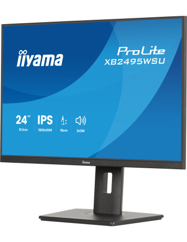 iiyama ProLite/XB2495WSU-B1/24,1"/IPS/1900x1200/100Hz/4ms/Čierna/3R