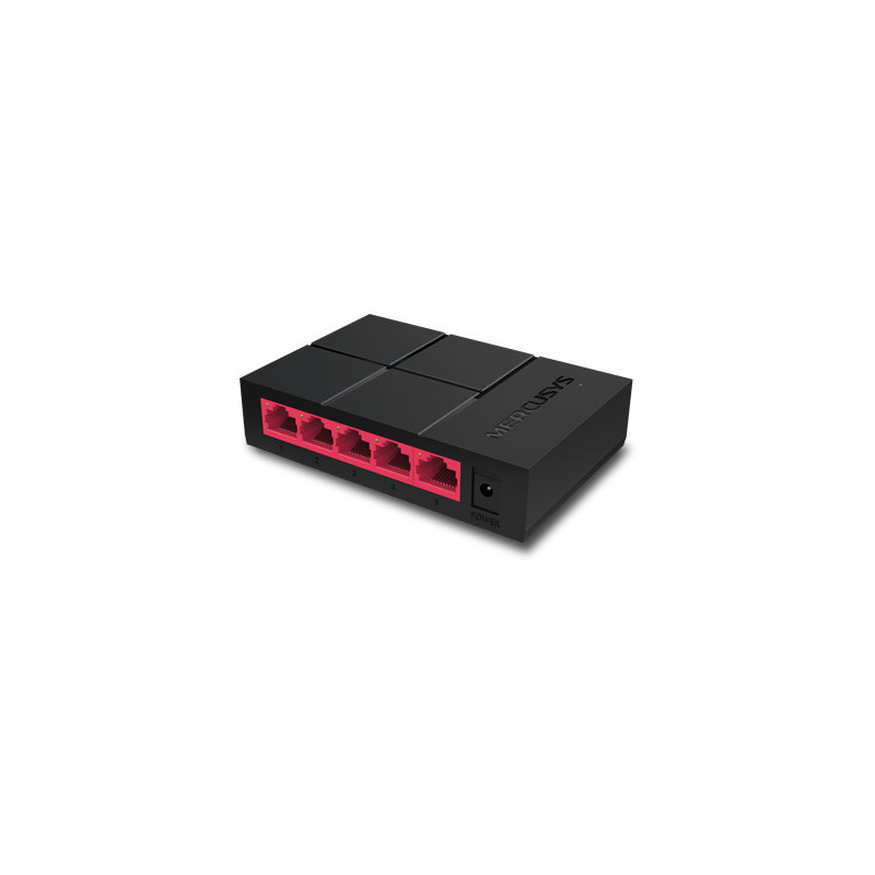 Mercusys MS105G 5x10/100/1000 switch, plastic case
