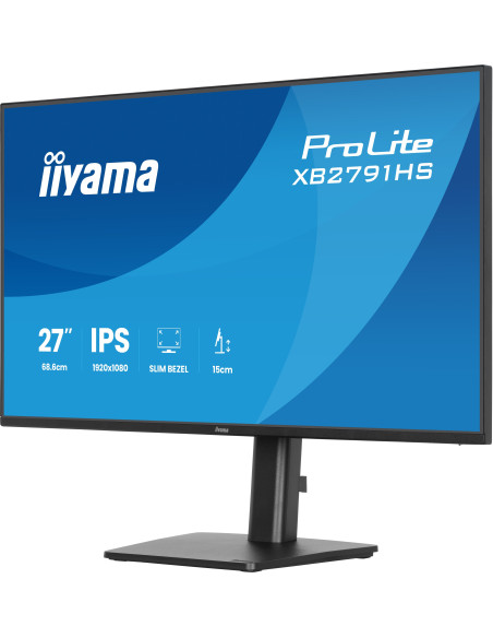 iiyama ProLite/XB2791HS-B1/27"/IPS/FHD/120Hz/1ms/Čierna/3R