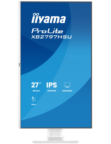 iiyama ProLite/XB2797HSU-W1/27"/IPS/FHD/120Hz/1ms/Biela/5R