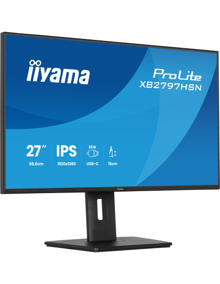 iiyama ProLite/XB2797HSN-B1/27"/IPS/FHD/120Hz/1ms/Čierna/5R