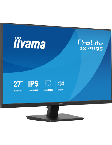 27" iiyama X2791QS-B1: IPS, QHD, HDMI, DP