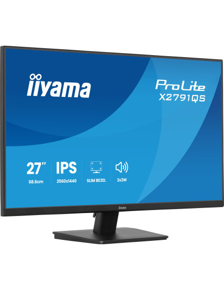 27" iiyama X2791QS-B1: IPS, QHD, HDMI, DP