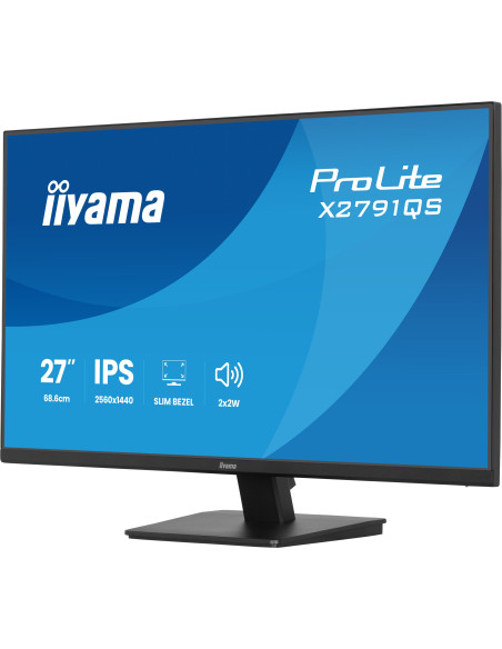 27" iiyama X2791QS-B1: IPS, QHD, HDMI, DP