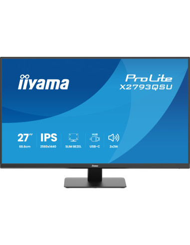 iiyama ProLite/X2793QSU-B1/27"/IPS/QHD/75Hz/1ms/Čierna/3R
