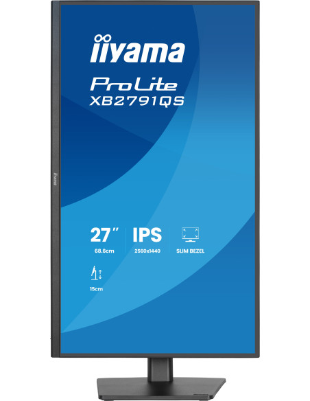 iiyama ProLite/XB2791QS-B1/27"/IPS/QHD/75Hz/1ms/Čierna/3R