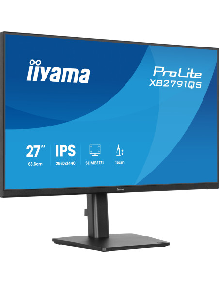 iiyama ProLite/XB2791QS-B1/27"/IPS/QHD/75Hz/1ms/Čierna/3R