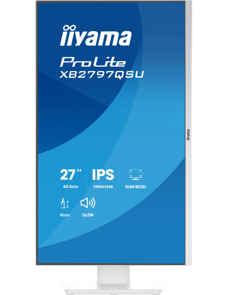 iiyama ProLite/XB2797QSU-W1/27"/IPS/QHD/75Hz/1ms/Biela/5R