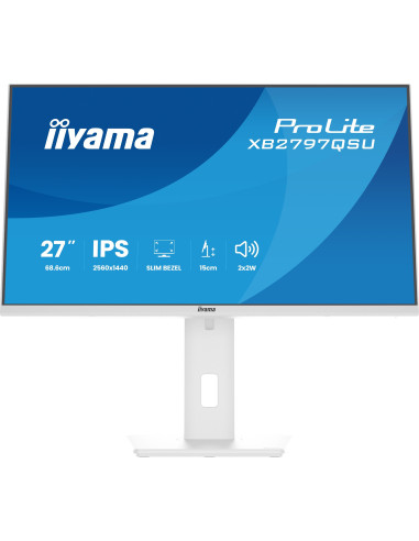 iiyama ProLite/XB2797QSU-W1/27"/IPS/QHD/75Hz/1ms/Biela/5R