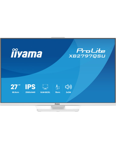 iiyama ProLite/XB2797QSU-W1/27"/IPS/QHD/75Hz/1ms/Biela/5R