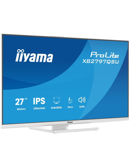 iiyama ProLite/XB2797QSU-W1/27"/IPS/QHD/75Hz/1ms/Biela/5R