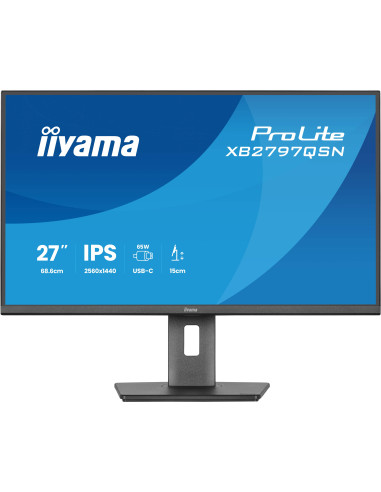 iiyama ProLite/XB2797QSN-B1/27"/IPS/QHD/75Hz/1ms/Čierna/5R