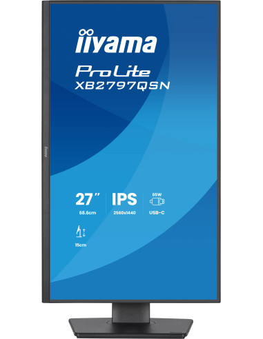 iiyama ProLite/XB2797QSN-B1/27"/IPS/QHD/75Hz/1ms/Čierna/5R