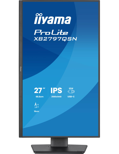 iiyama ProLite/XB2797QSN-B1/27"/IPS/QHD/75Hz/1ms/Čierna/5R