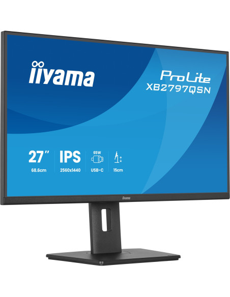 iiyama ProLite/XB2797QSN-B1/27"/IPS/QHD/75Hz/1ms/Čierna/5R