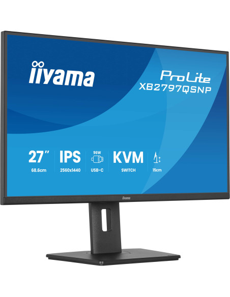 iiyama ProLite/XB2797QSNP-B1/27"/IPS/QHD/75Hz/1ms/Čierna/5R