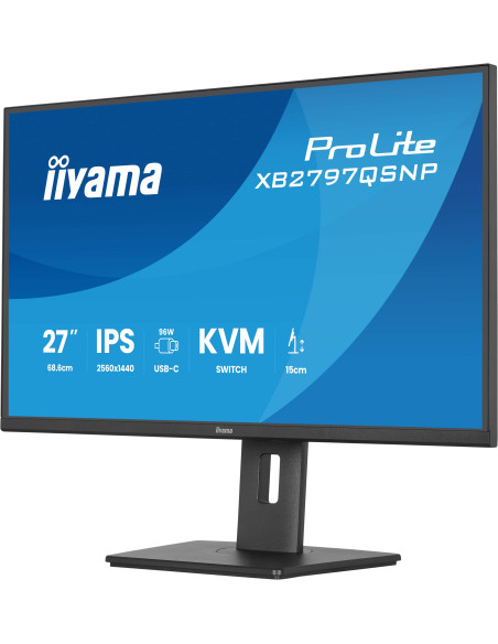iiyama ProLite/XB2797QSNP-B1/27"/IPS/QHD/75Hz/1ms/Čierna/5R