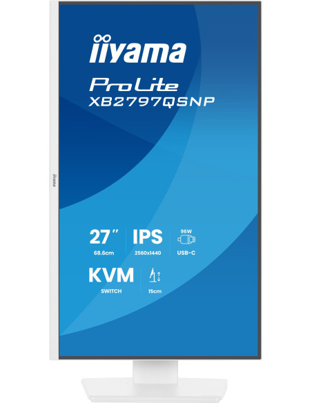 iiyama ProLite/XB2797QSNP-W1/27"/IPS/QHD/75Hz/1ms/Biela/5R