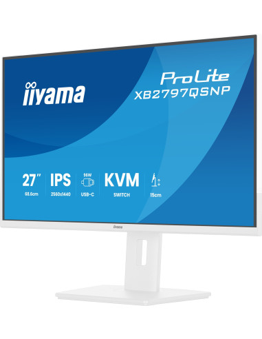 iiyama ProLite/XB2797QSNP-W1/27"/IPS/QHD/75Hz/1ms/Biela/5R