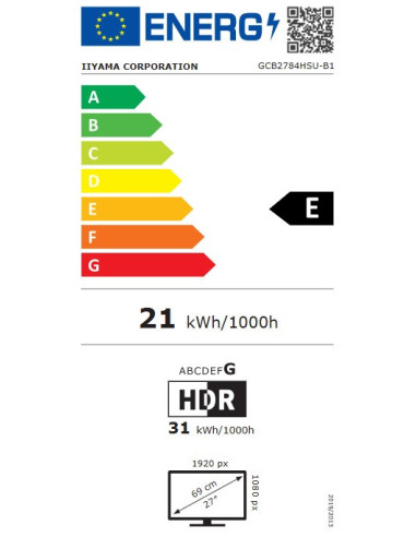 iiyama G-Master/GCB2784HSU-B1/27"/VA/FHD/240Hz/0,7ms/Čierna/3R