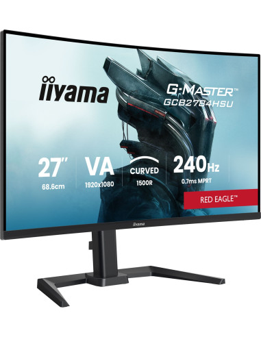 iiyama G-Master/GCB2784HSU-B1/27"/VA/FHD/240Hz/0,7ms/Čierna/3R