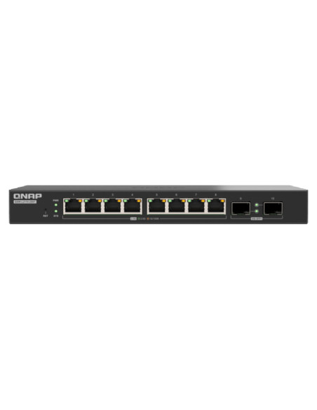 QNAP switch QSW-L2110-10T (8x 2,5GbE port, 2x 10GbE port, Lite Managed)