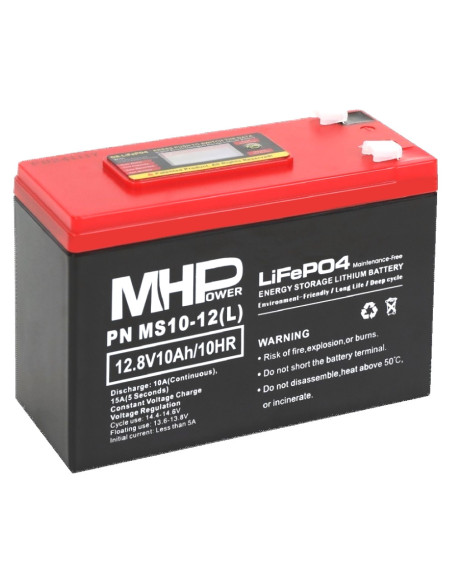 MHPower MS10-12(L) Lítium batéria LiFePO4 12V/10A