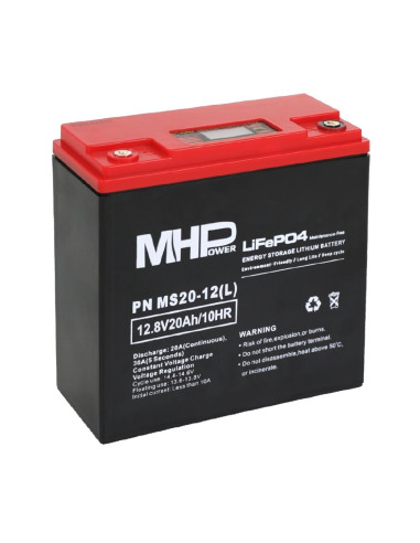 MHPower MS20-12(L) Lítium batéria LiFePO4 12V/20A
