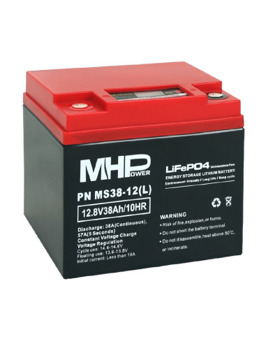 MHPower MS38-12(L) Lítium batéria LiFePO4 12V/38A