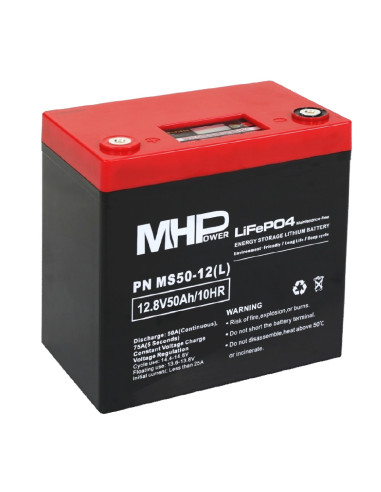 MHPower MS50-12(L) Lítium batéria LiFePO4 12V/50A