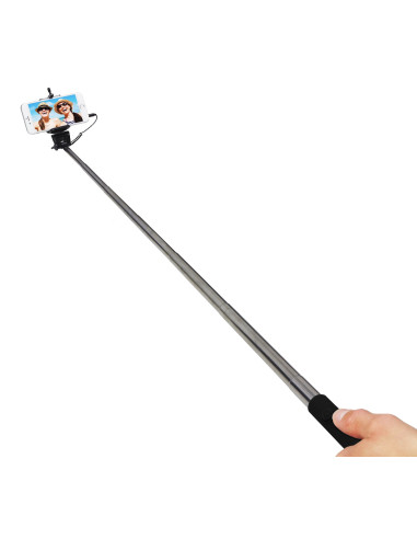 Selfie stick Kitvision s držiakom pre telefón,čierna