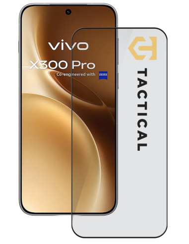 Tactical Glass Shield 5D sklo pre Vivo X300 Pro Black