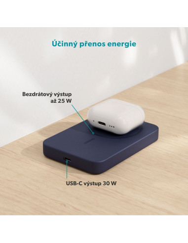 Epico Qi2 25W 10000mAh Mag+ powerbanka EM75 - modrá