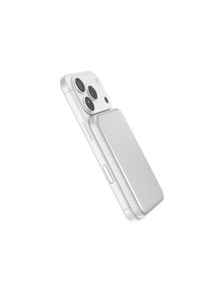Epico Qi2 25W 5000mAh Mag+ powerbanka EM55 - strieborná