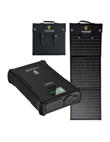 Set powerbanka Viking VIDAR I a solárny panel Viking L60 PD