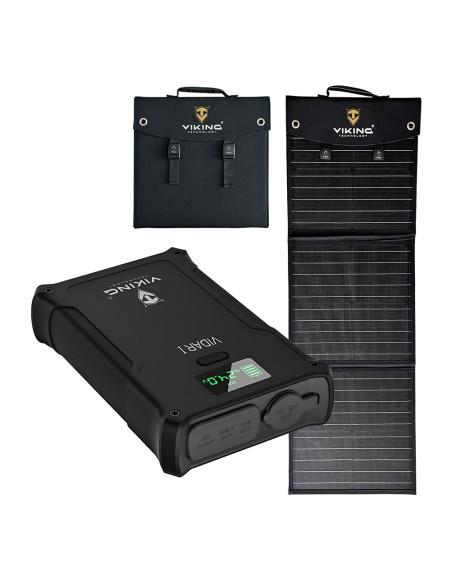 Set powerbanka Viking VIDAR I a solárny panel Viking L60 PD