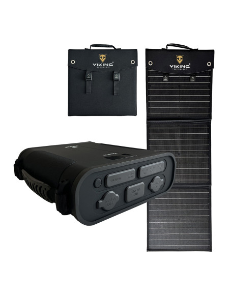 Set powerbanka Viking VIDAR IV a solárny panel Viking L60 PD